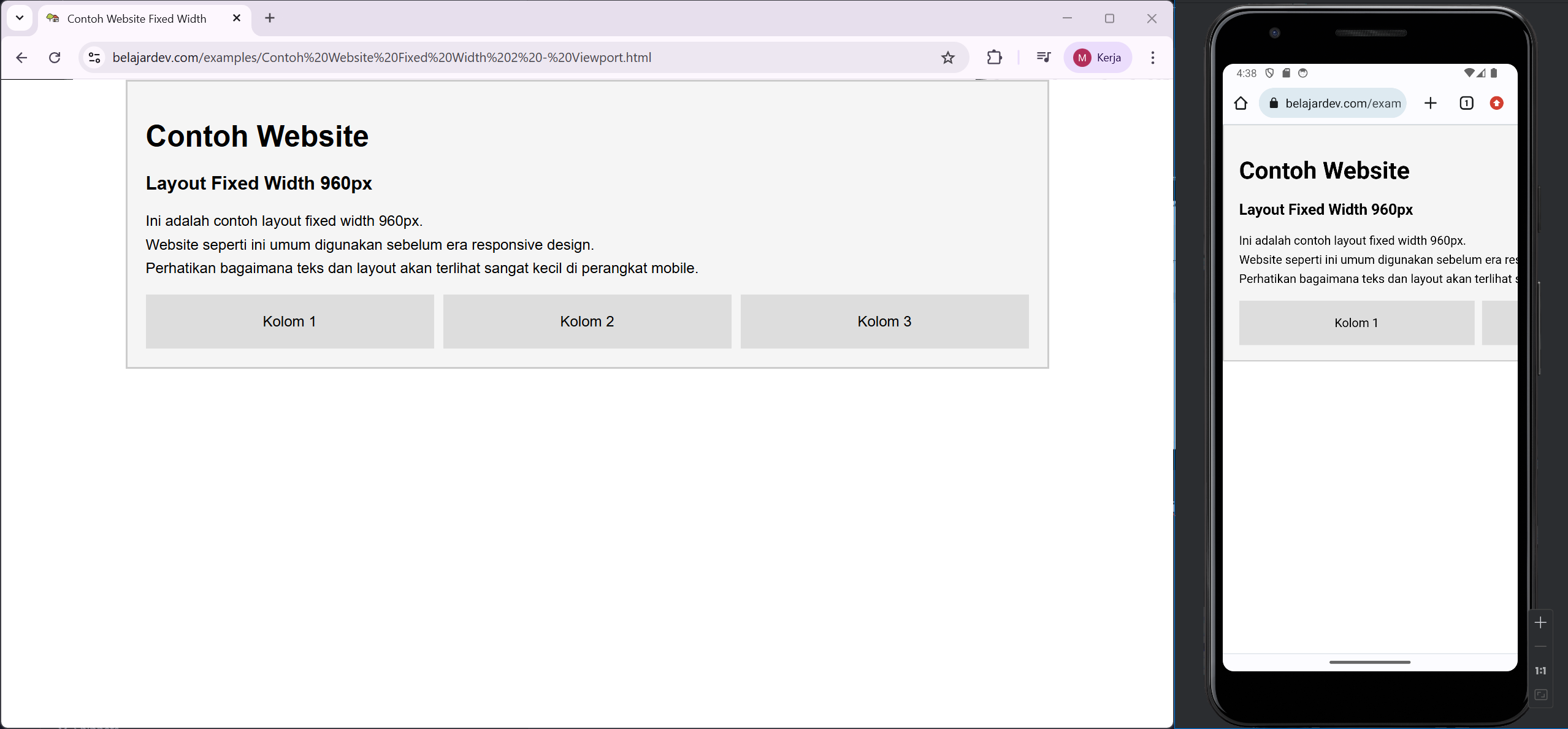Mengapa Website Terlihat Kecil di HP - Memahami Viewport HTML dan CSS Pixel 20260402163842997.png